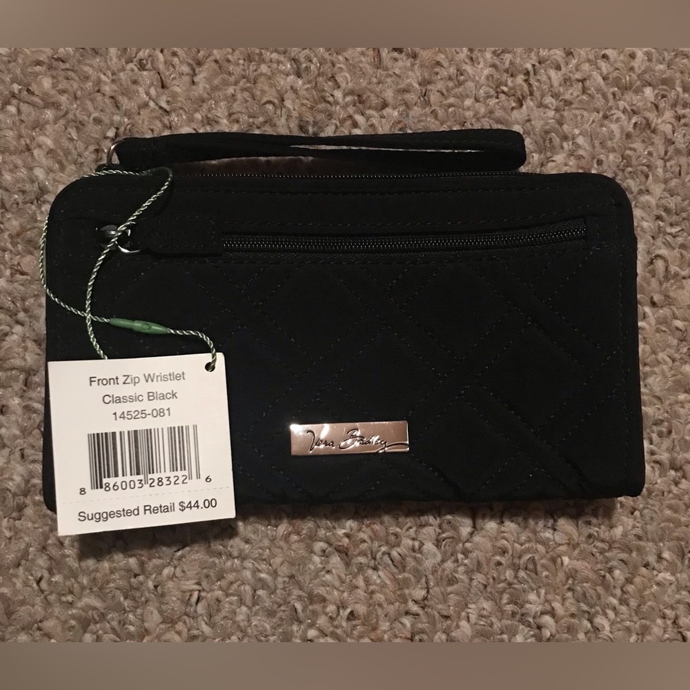 Vera Bradley front zip wristlet
